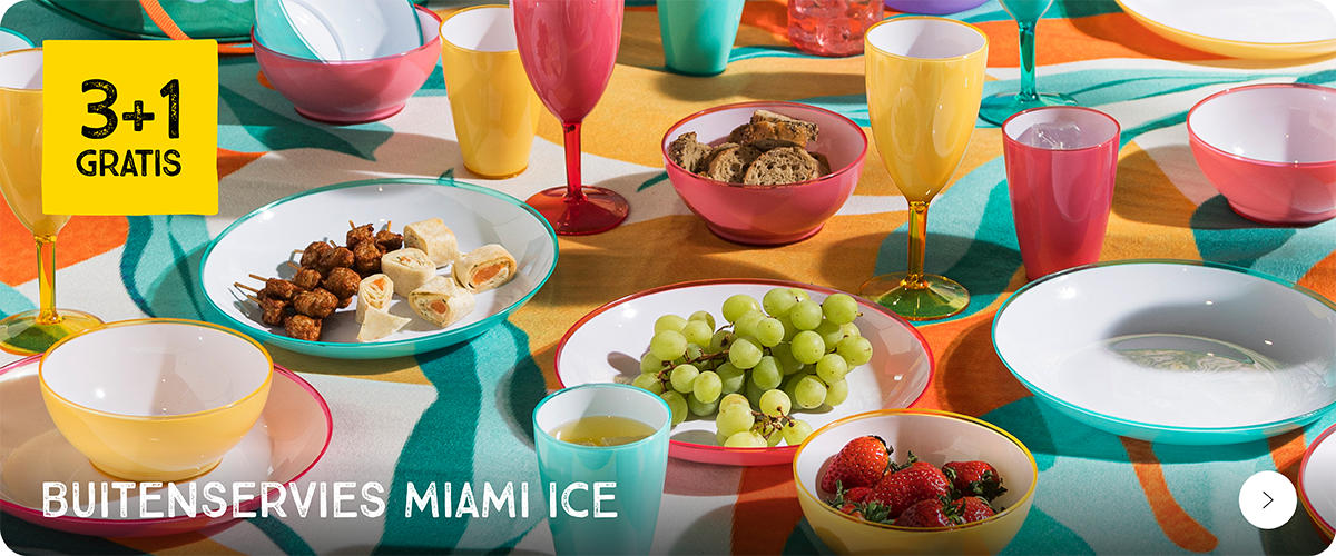 Buitenservies Miami Ice
