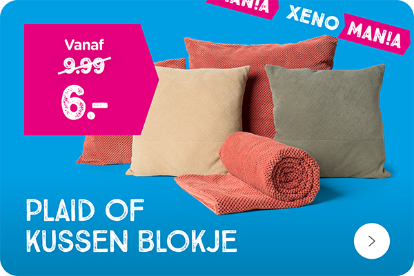 Plaid of kussen blokje