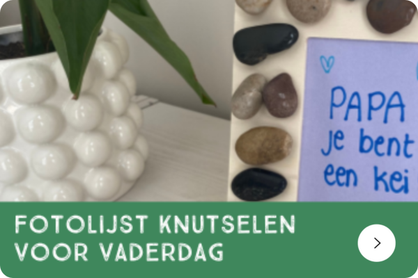 Knutselen voor papa