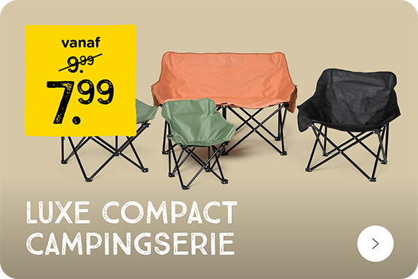 Luxe compact campingstoelen