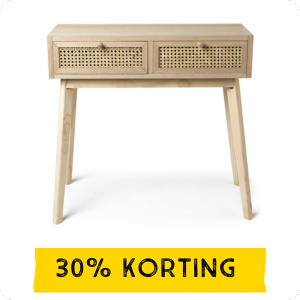 Webbing side table