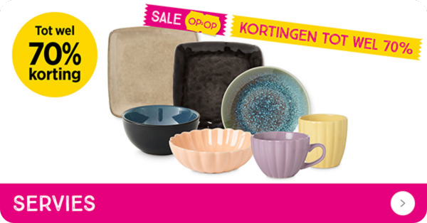 SALE servies