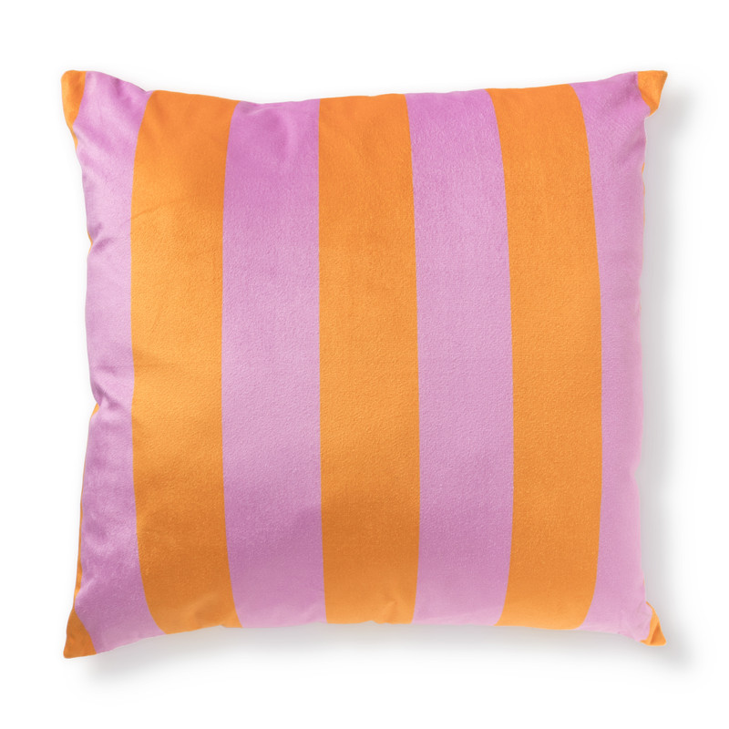 Kussen streep - lila/oranje Kussen streep - lila/oranje