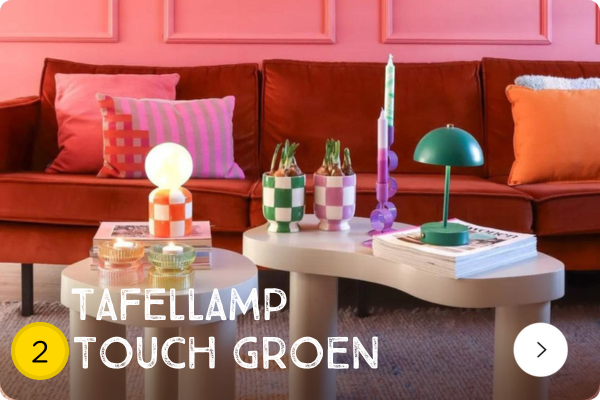 Tafellamp touch groen