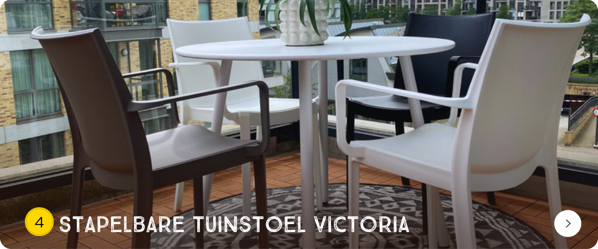 Stapelbare tuinstoel Victoria