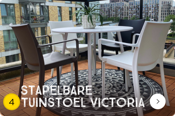 Stapelbare tuinstoel Victoria