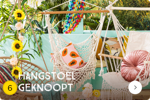 Hangstoel geknoopt