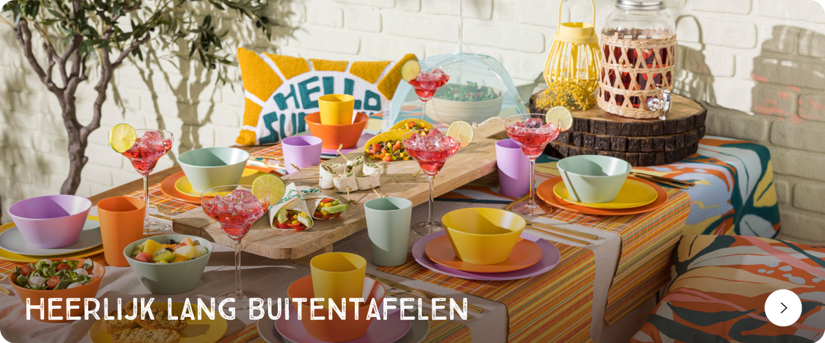 Heerlijk lang buitentafelen