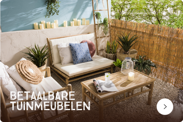 Betaalbare tuinmeubelen