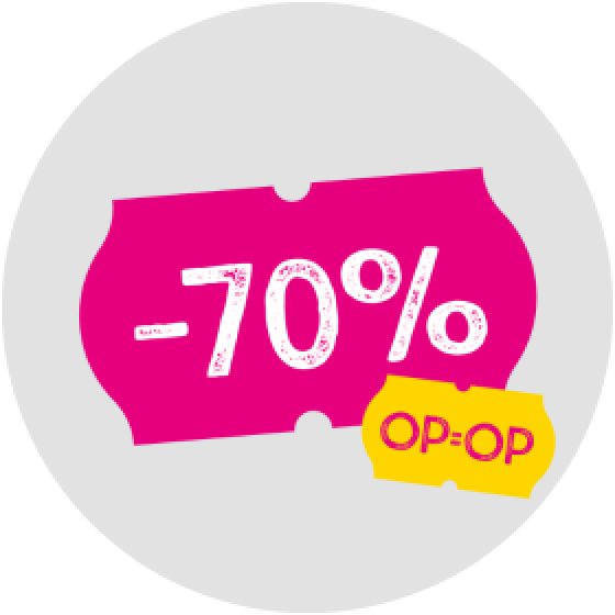 70% korting