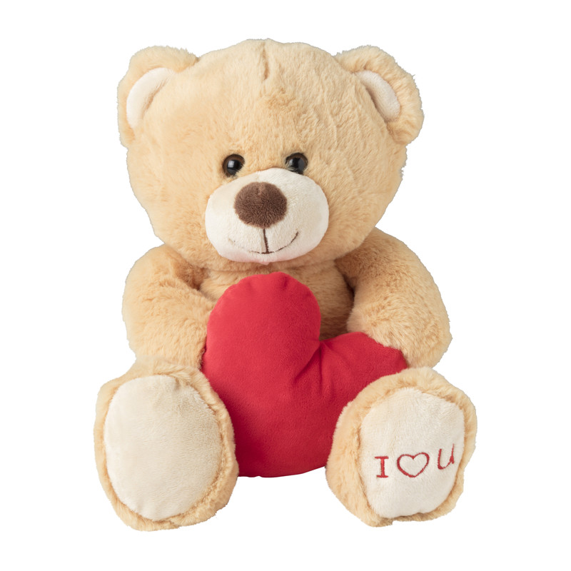 Beer met hart - polyester - 25x19x14 cm Beer met hart - polyester - 25x19x14 cm