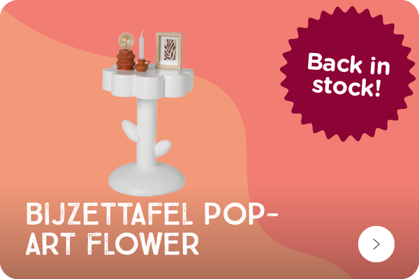 Bijzettafel Pop art Flower