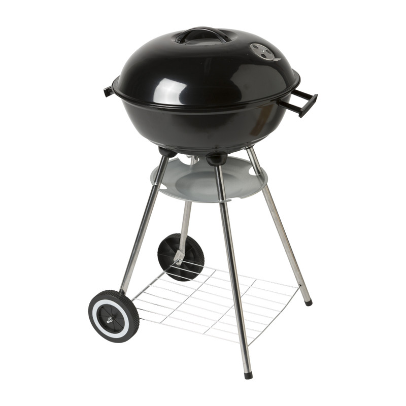 BBQ op wielen - zwart - 47,5x21x47,5 cm BBQ op wielen - zwart - 47,5x21x47,5 cm