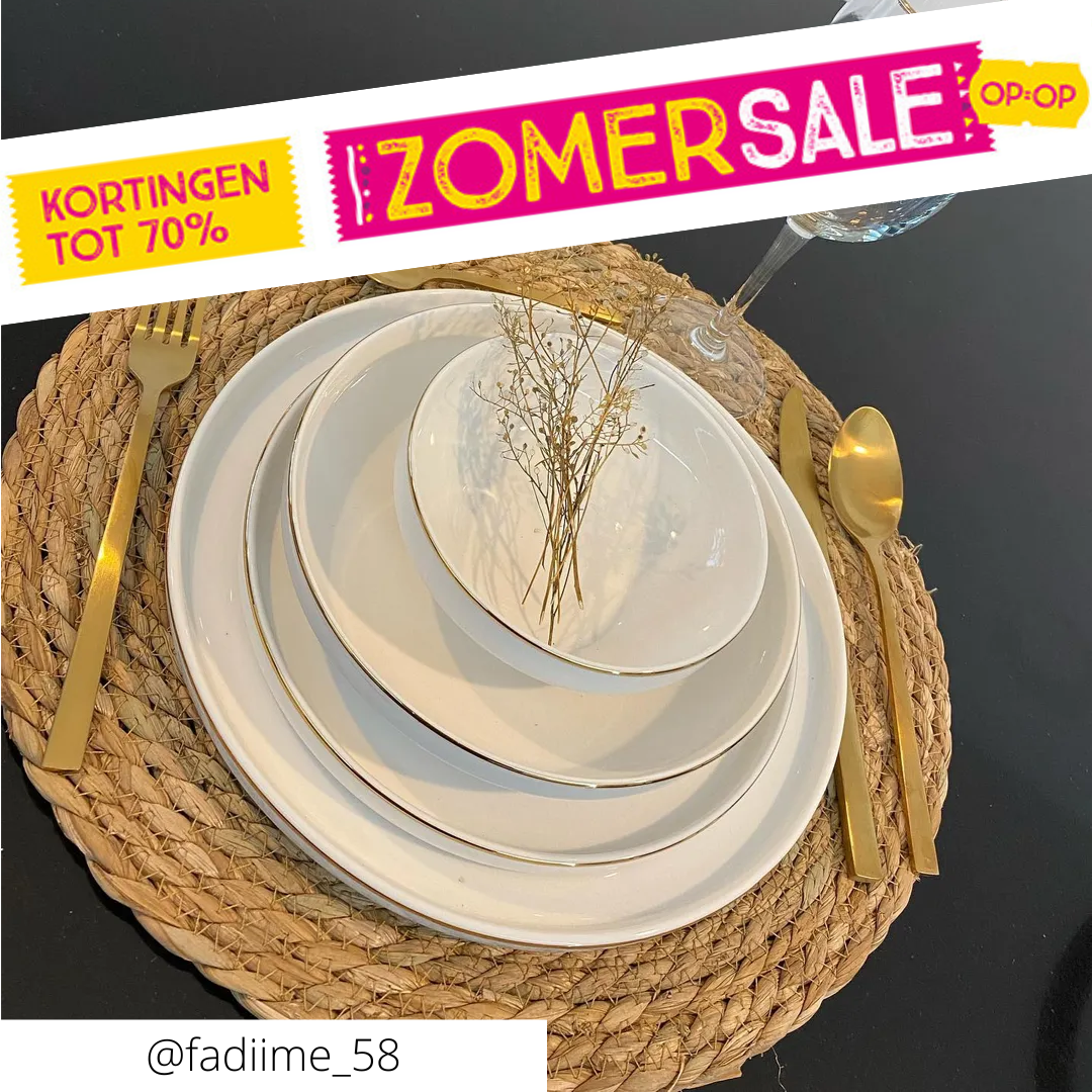 Diep bord goldline