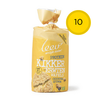Leev bio wafels - proteine - kikkerwerten en quinoa