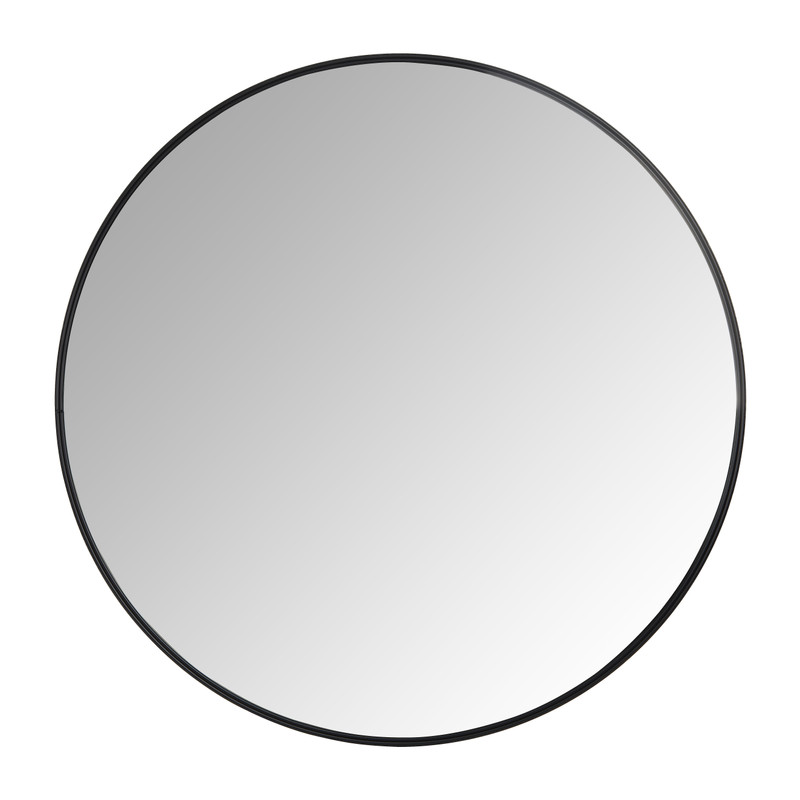 Spiegel rond met metalen lijst | Shop nu >