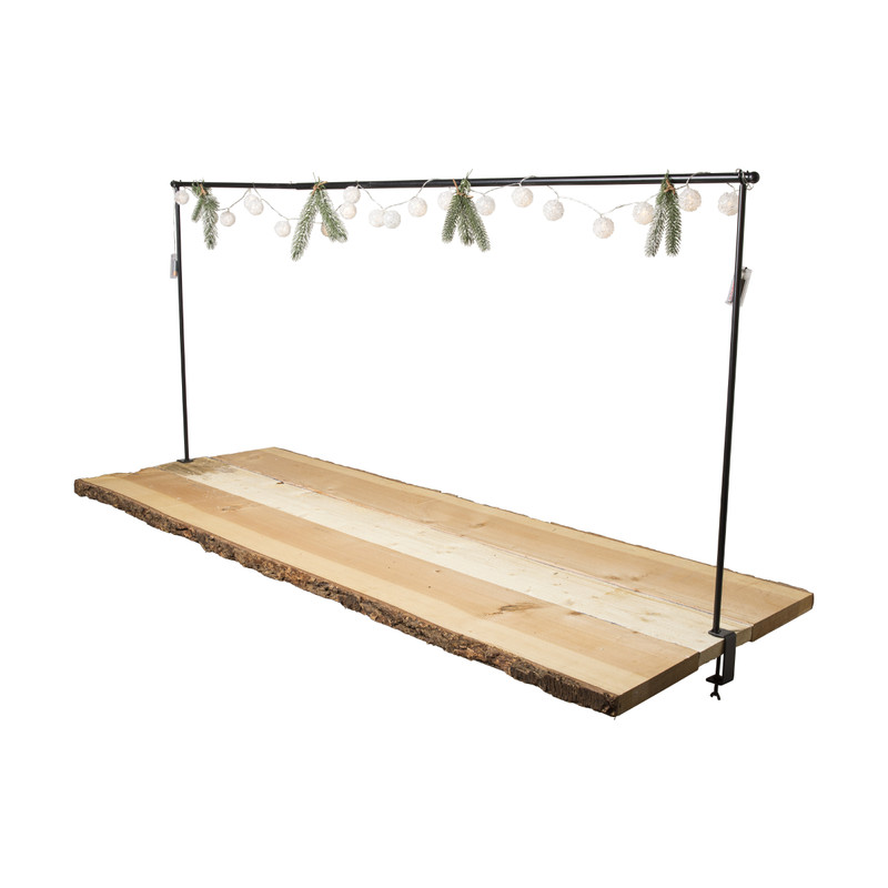 Tafelklem - zwart - 140 tot 250 CM