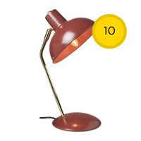 Bureaulamp - rood