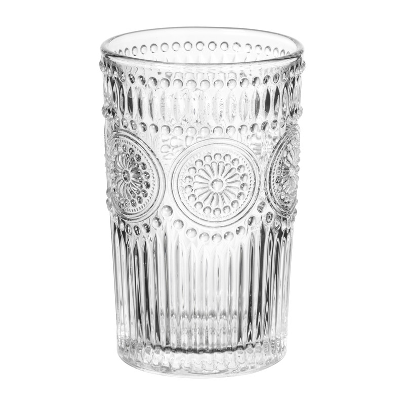 Longdrinkglas romantic - transparant