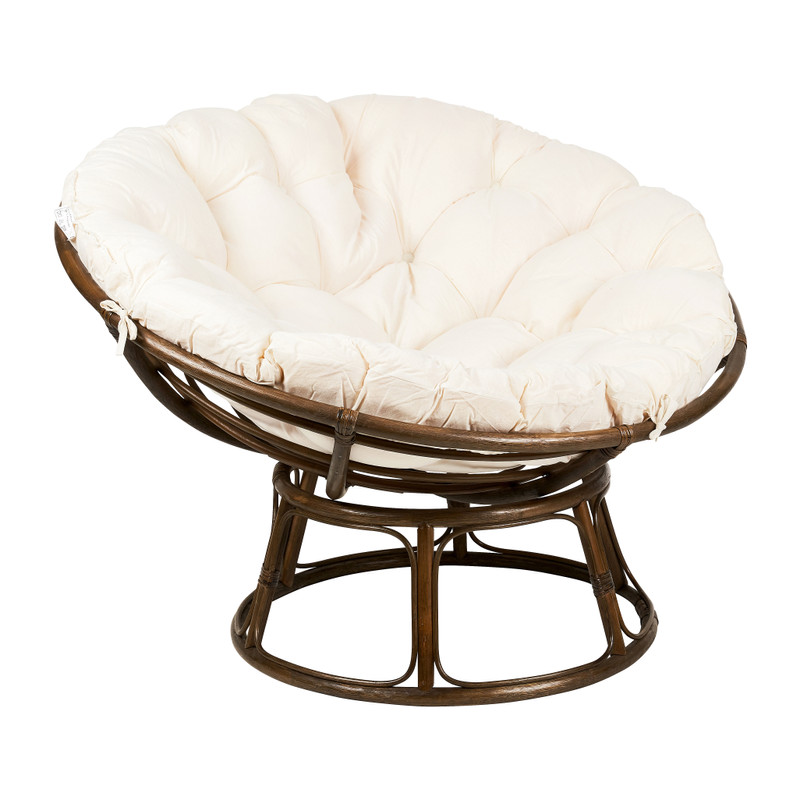 Rotan loungestoel Papasan