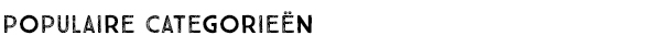 Populaire categorieën