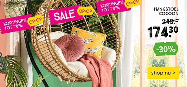 Hangstoel cocoon XL - naturel