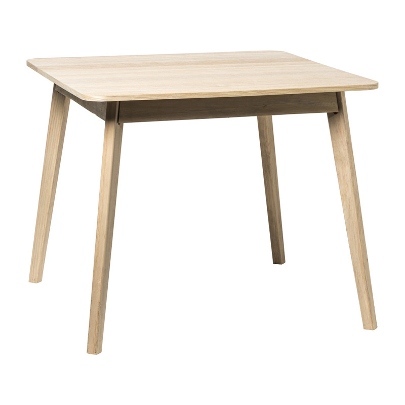 Eettafel Olivia vierkant - naturel - 80x80x77 cm Eettafel Olivia vierkant - naturel - 80x80x77 cm