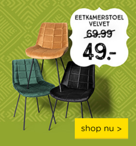 Velvet stoelen 50jaar
