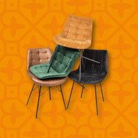 Velvet stoelen