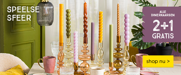 Alle dinerkaarsen nu 2 1 gratis | shop nu >