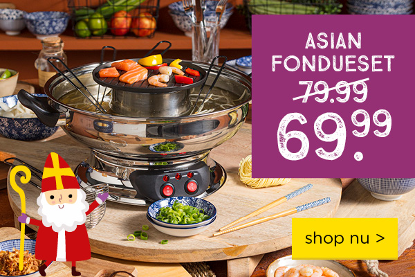 Emerio Asian fondue en grill - 6 personen