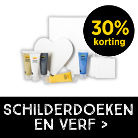 Schilderdoeken en verf
