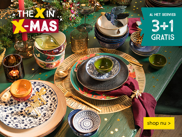 Al het servies 3+1 gratis | shop nu 