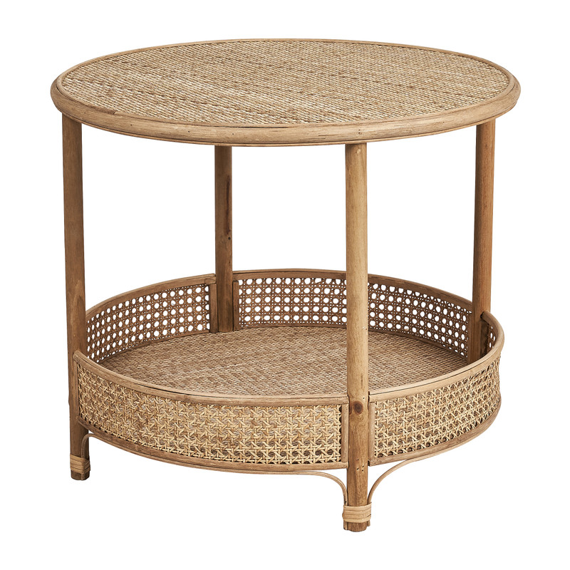 Rotan bijzettafel - 2 etages Rotan bijzettafel - 2 etages