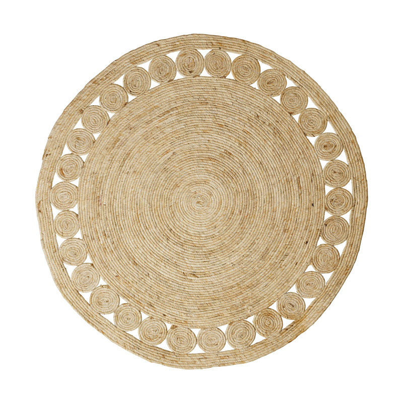 Vloerkleed riet - rond - ⌀120 cm Vloerkleed riet - rond - ⌀120 cm