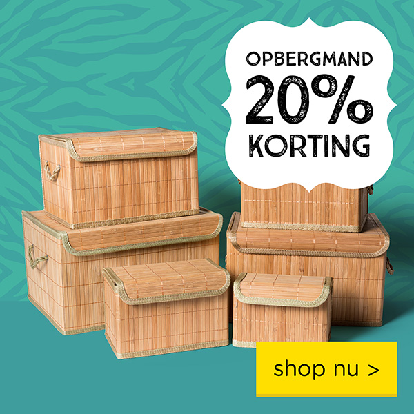 Bamboe opbergkisten