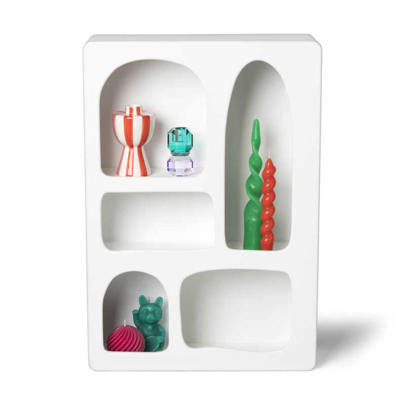 5 vakkenkast Zaha - MDF - 45x15x65 cm