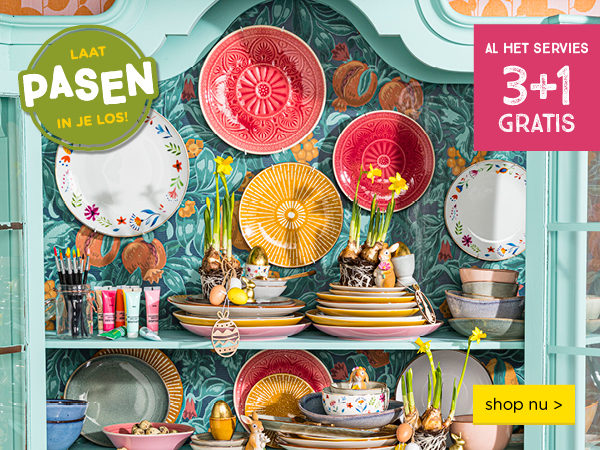 3+1 gratis op al het servies | shop nu