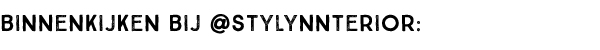 Binnenkijken bij @stylynnterior