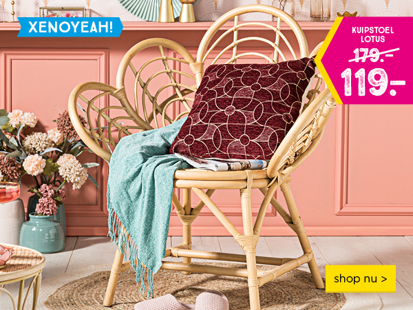 Kuipstoel Lotus van 179,- voor 119,- | shop nu