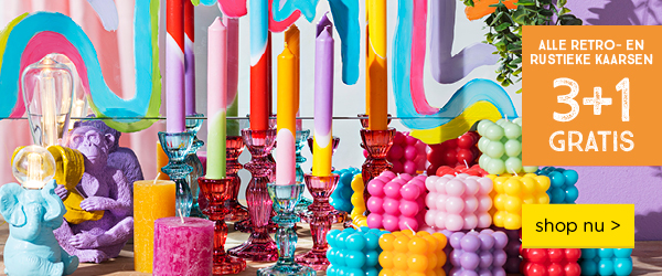 3+1 gratis op alle kaarsen | shop nu