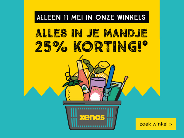 Alles is in je mandje 25% korting!* | zoek winkel