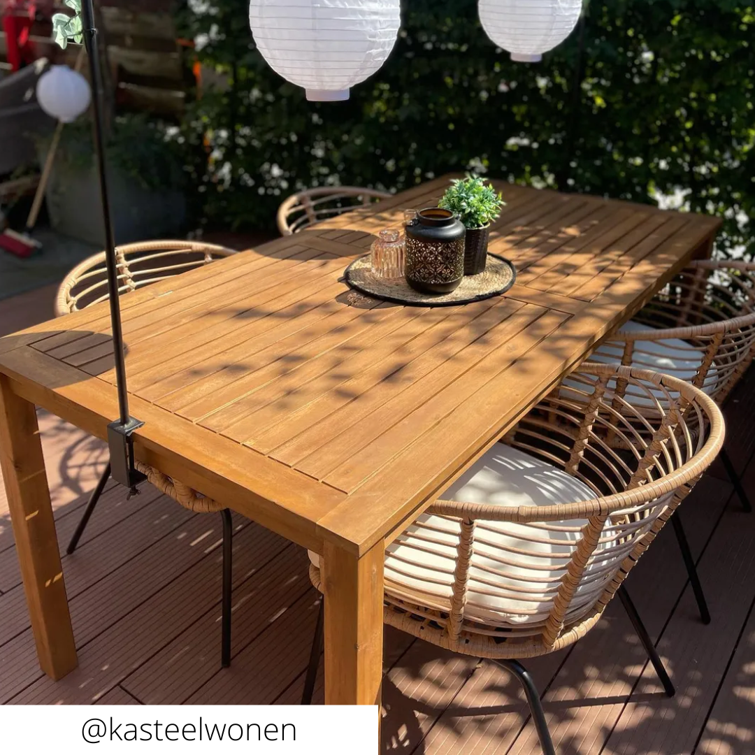 Tuintafel rechthoekig