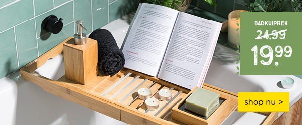Badkuiprek van 24,99 voor 19,99 | shop nu