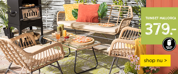 Leve de lente | Tuinset Mallorca 379,- | shop nu