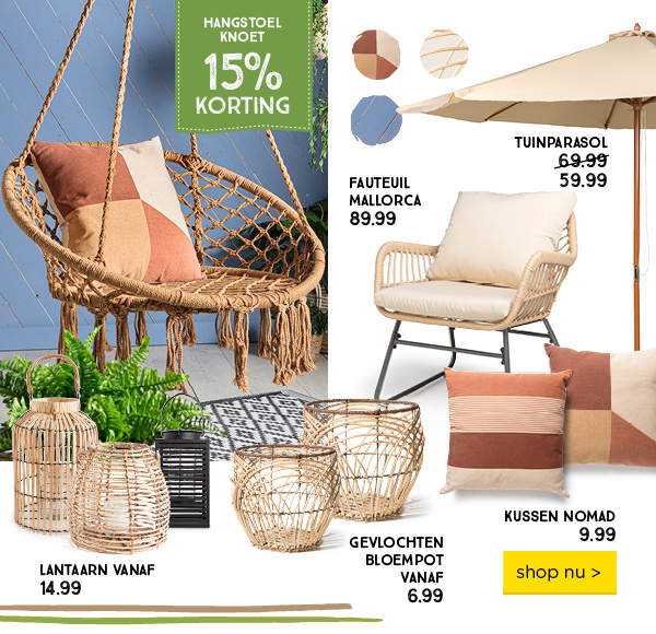 De hele dag genieten | shop alles voor in de tuin