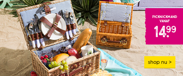 Picknickmand vanaf €14,99 | shop nu