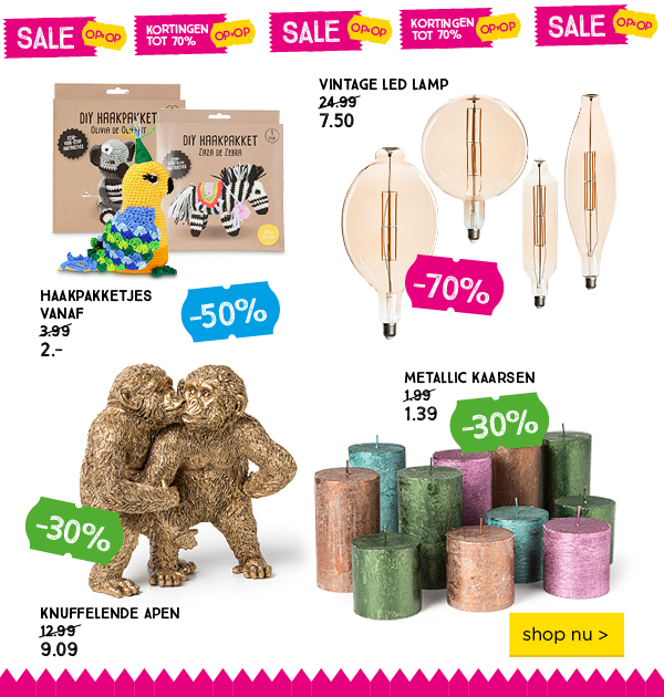 SALE | tot 70% korting | shop nu
