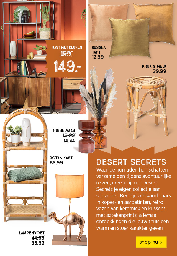 OngewoonWeken | Desert Secrets | shop nu