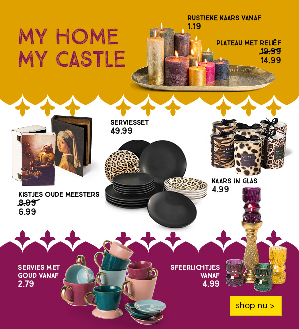 OngewoonWeken | My Home My Castle | shop nu